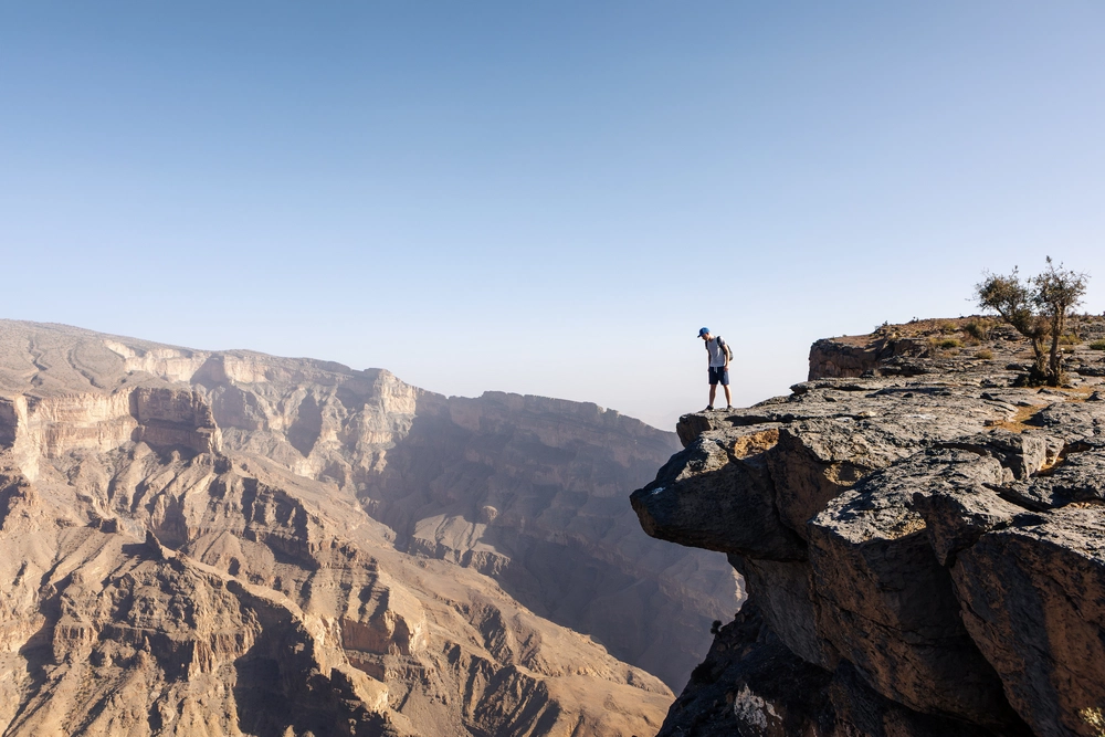 hiking in oman